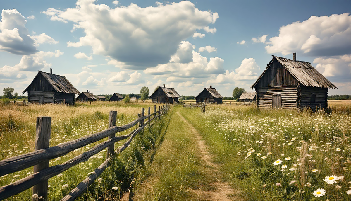 На нашем пути не должно было оказаться деревни.