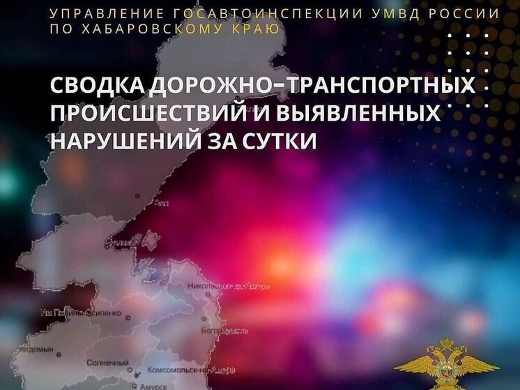     В ДТП Хабаровского края нетрезвые водители спровоцировали 4 ДТП за сутки фото: пресс-служба Госавтоинспекции Хабаровского края