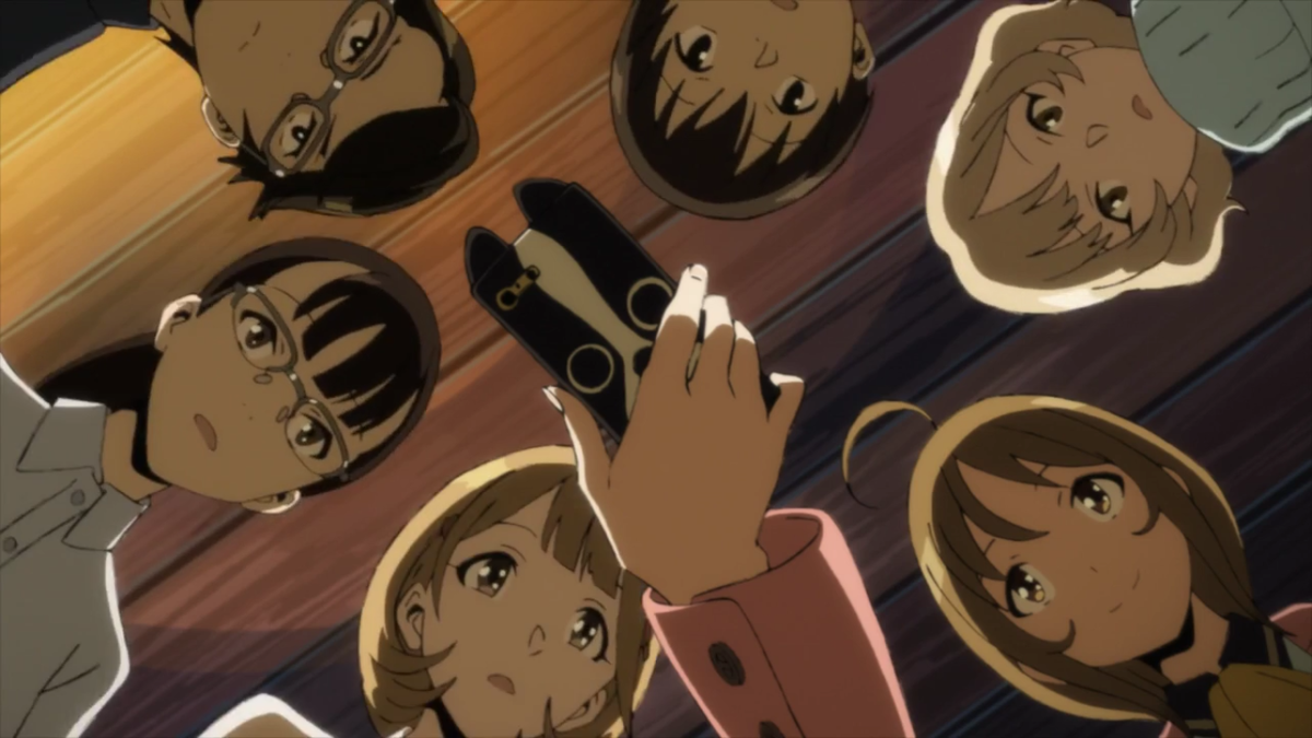 Кадр из аниме «Оккультная девятка»