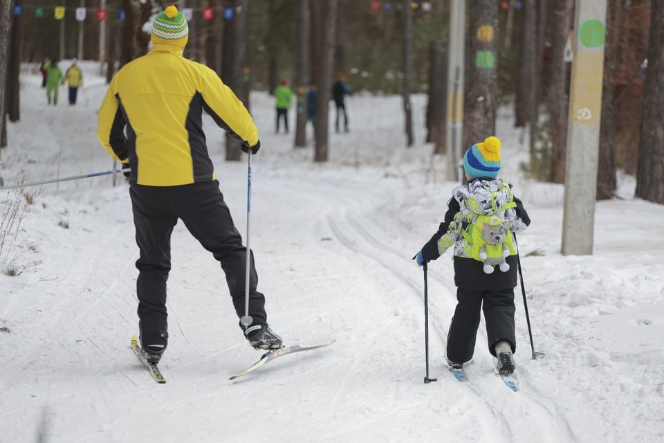    Лыжи - отличный вариант для семейного отдыха Олег УКЛАДОВ