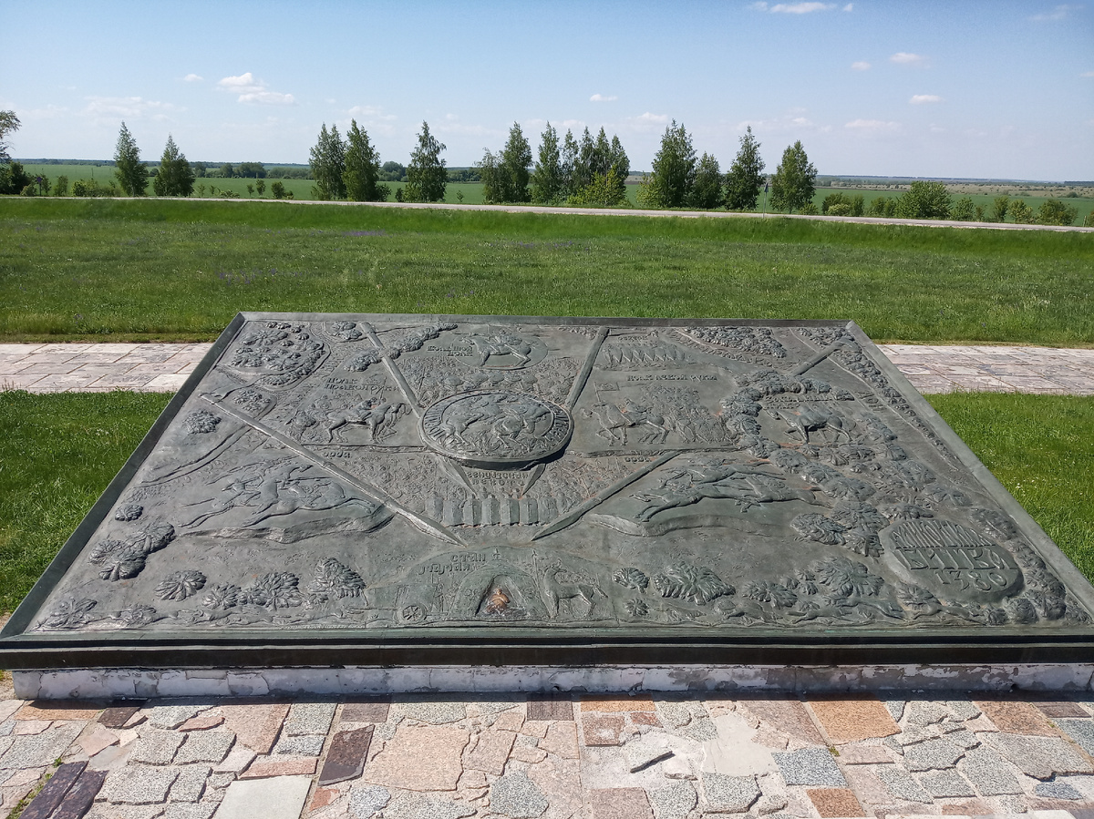 Схема битвы на Куликовом поле (фото автора)