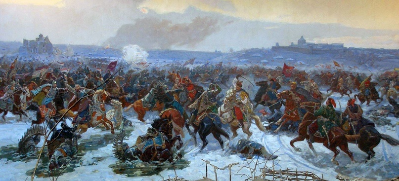 Рис. 406. Русско-Польская война 1654 – 1667
