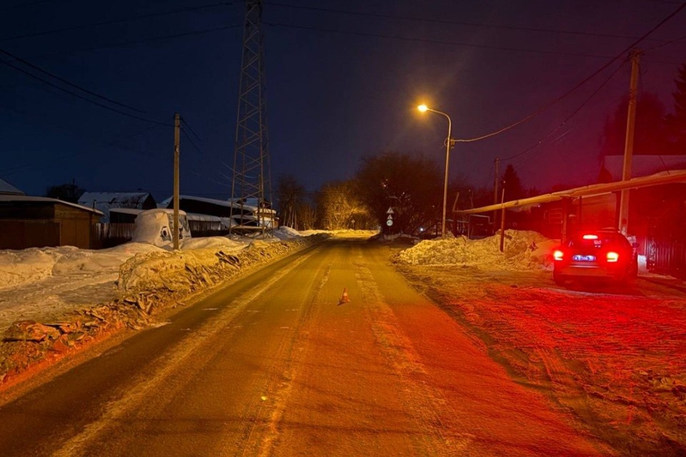    Водитель сбил школьницу и скрылся. Фото: ГАИ по Новосибирску