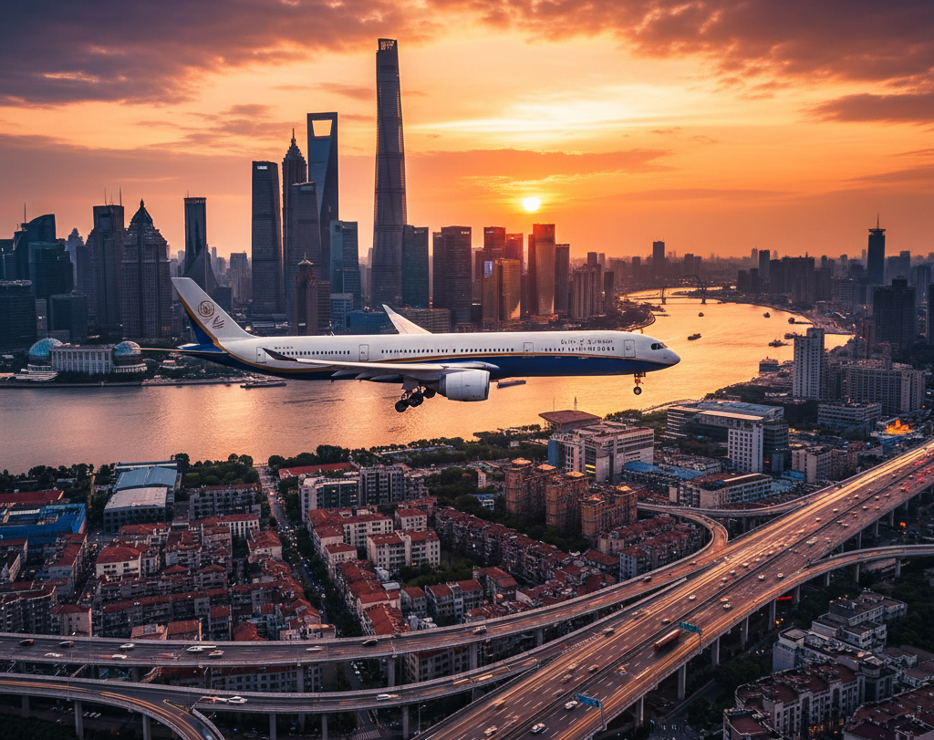 Шанхай на восходе солнца