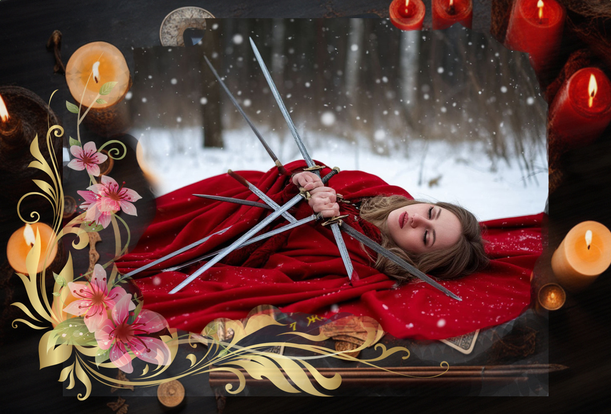 Десятка Мечей - Таро для Близнецов на январь 2026 года