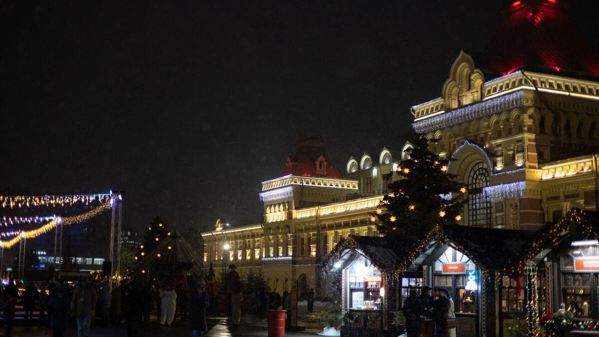    Как выглядят самые красивые новогодние локации Нижнего Новгорода   newsnn.ru