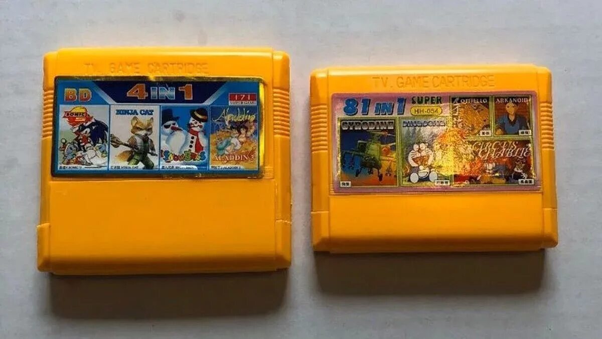 Пиратские игры NES/Dendy