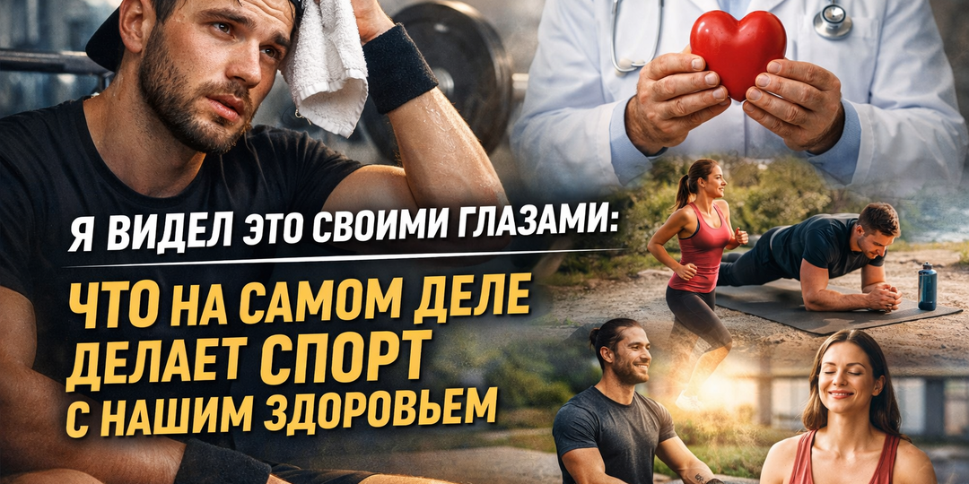 «Я видел это своими глазами: что на самом деле делает спорт с нашим здоровьем»