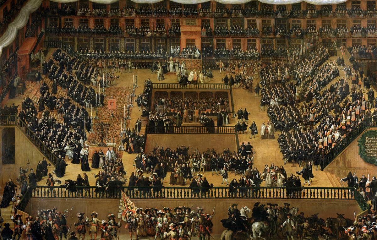    Картина Франсиско Риси "Аутодафе в Мадриде", 1683 год  Francisco Rizi/Wikimedia Commons/Public domain