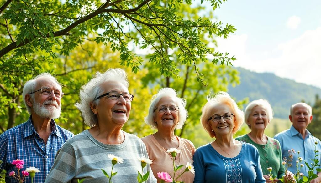    Иллюстрация долгожителей окружающей природы