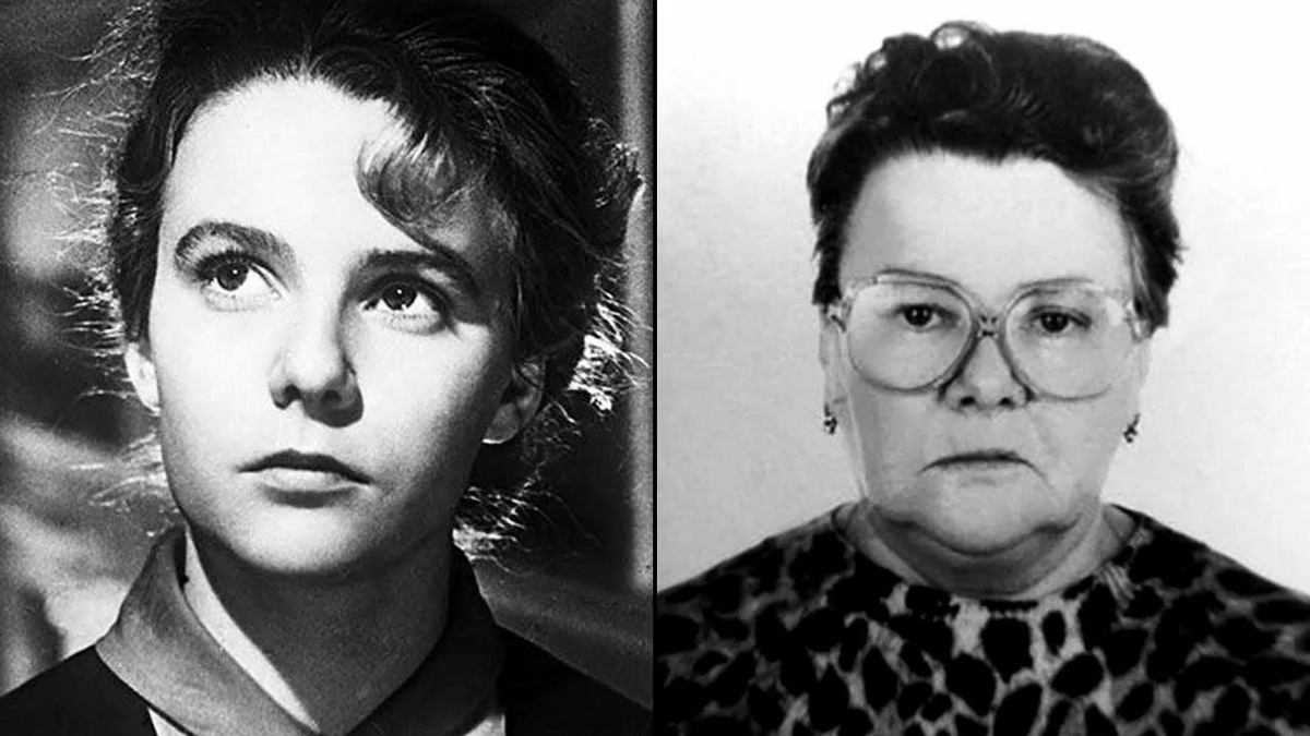 Нина Иванова в молодости и в старости