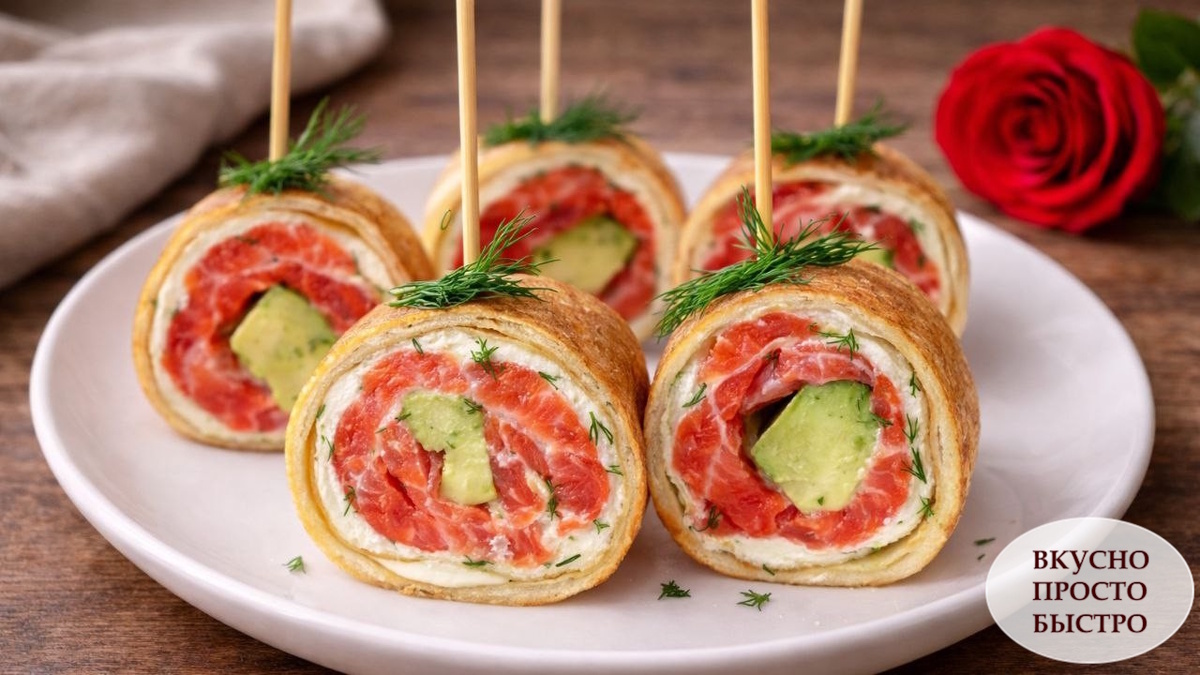 БЛИНЧИКИ С ФОРЕЛЬЮ- Вкусно Просто Быстро