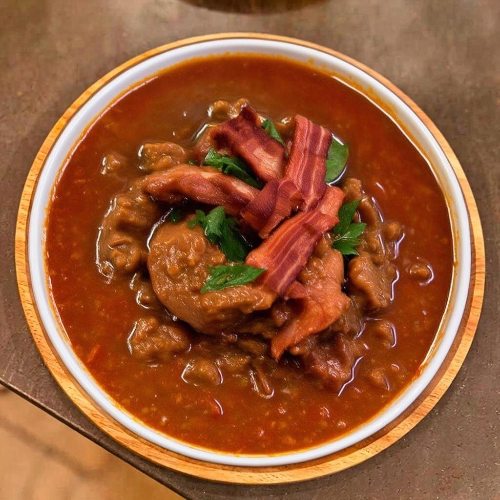 Ароматное рагу из кролика с копченой грудинкой: кулинарное путешествие в мир насыщенных вкусов 