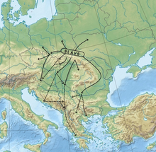 Расселение славян