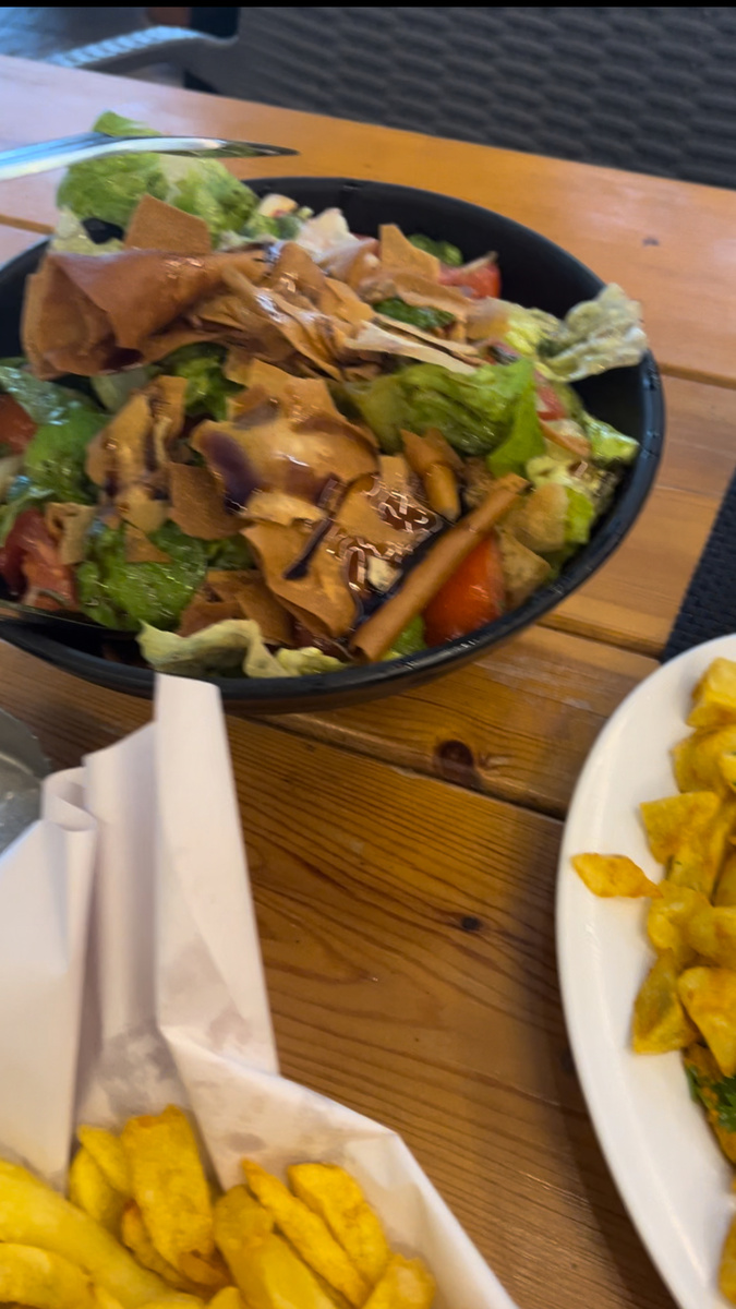 Салат фаттуш. Личное фото.