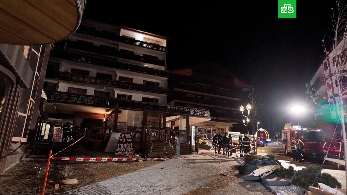    Жертвы пожара на курорте в Швейцарии были заблокированы в подвальном зале бара