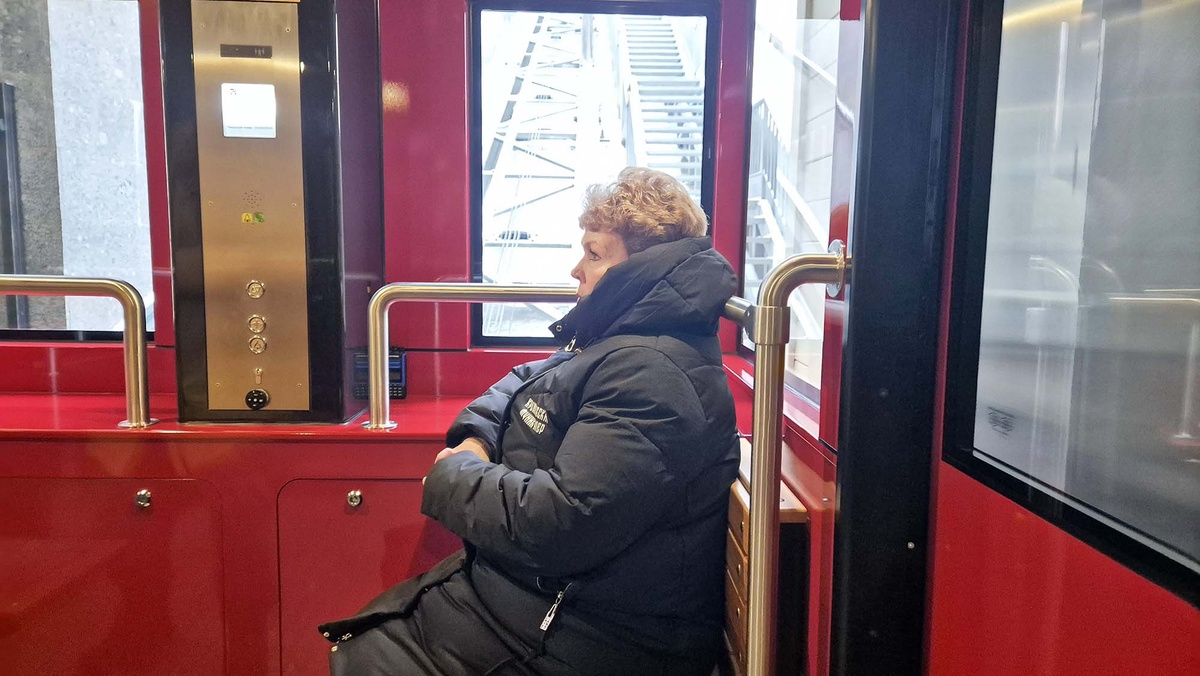 Так кабинка выглядит внутри