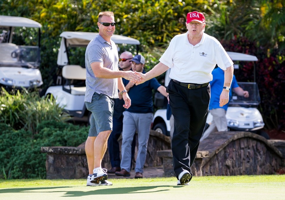    Трамп, не смотря на возраст, ведет активный образ жизни GLOBAL LOOK PRESS