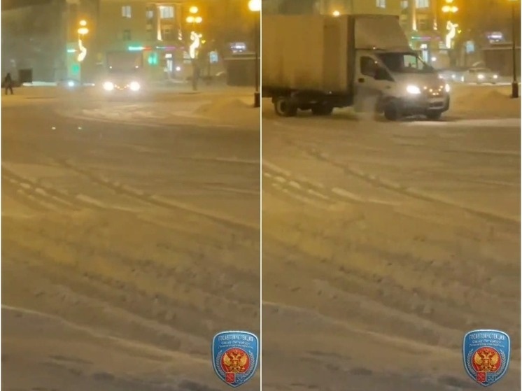     Фото: Скриншот видео от пресс-службы Госавтоинспекции Санкт-Петербурга и Ленобласти.