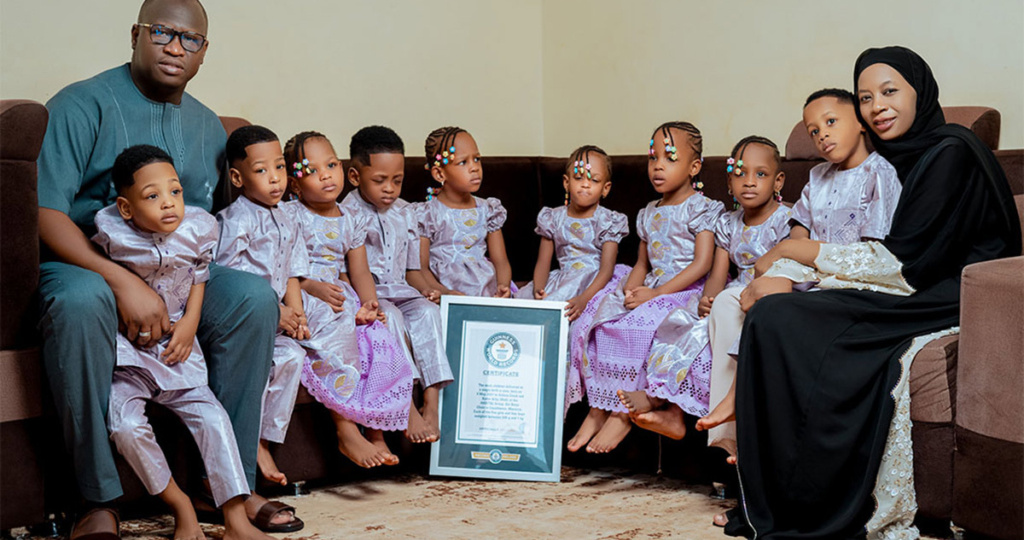 Как живут единственные в мире девятерняшки, которым исполнилось 4 года