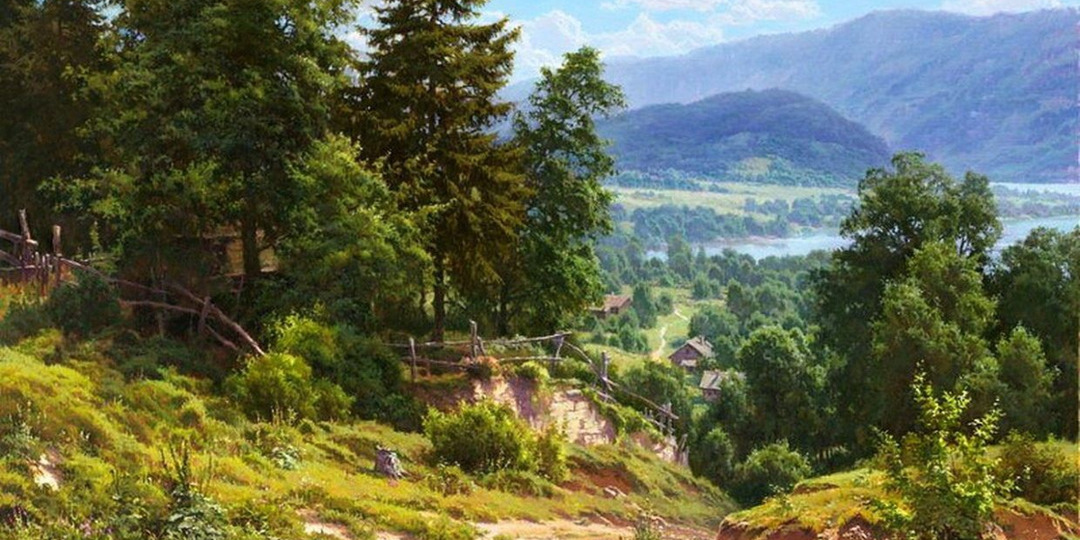 Художник Сергей Басов, вернисаж картин с названиями