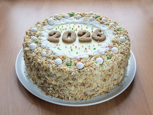 Торт Наполеон с кремом Пломбир