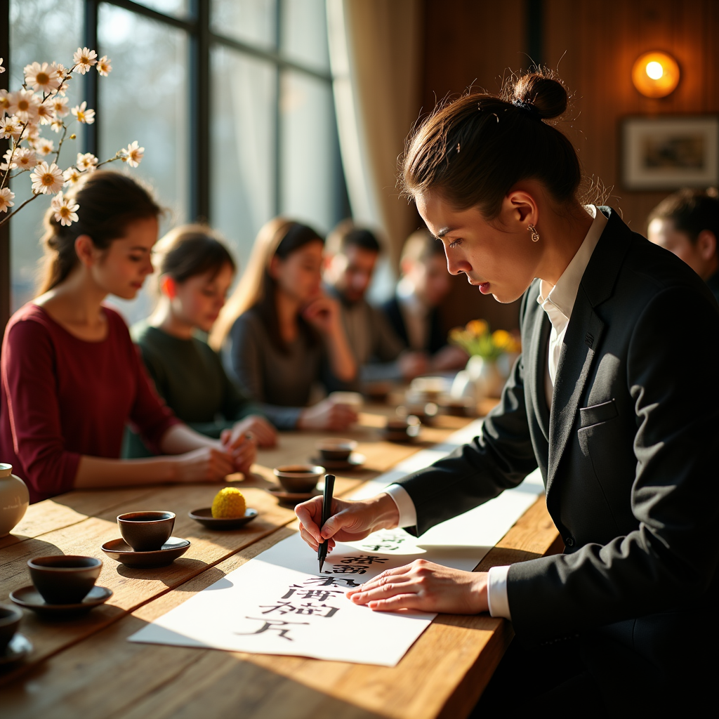    Мастер-класс по каллиграфии и чайной церемонии: как создать незабываемый корпоративный опыт в Екатеринбурге Антон