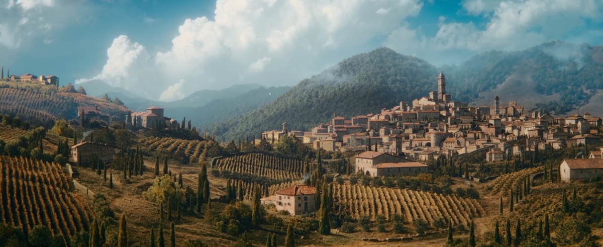 Пейзаж Тарабарского королевства. Кадр из открытого трейлера