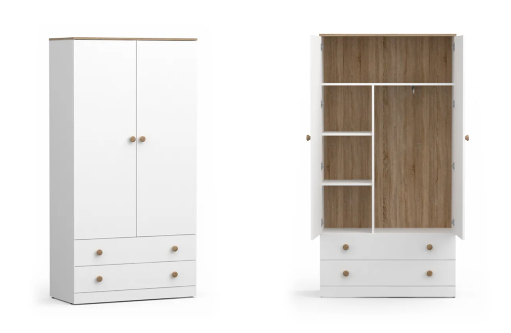 Гардероб глубиной 47 см из детской коллекции "Аскона" 