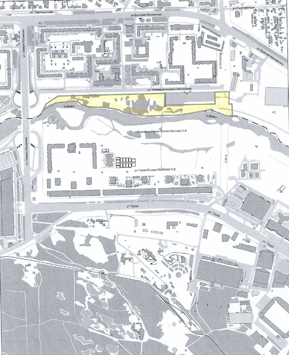    Благоустройство планируется на этом участке. Фото: Администрация города Челябинска