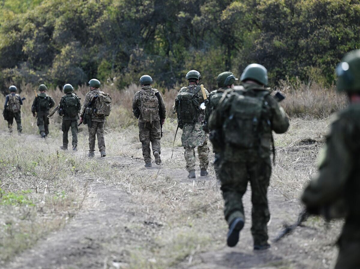    Военнослужащие ВС РФ в зоне СВО | © РИА Новости / Алексей Майшев