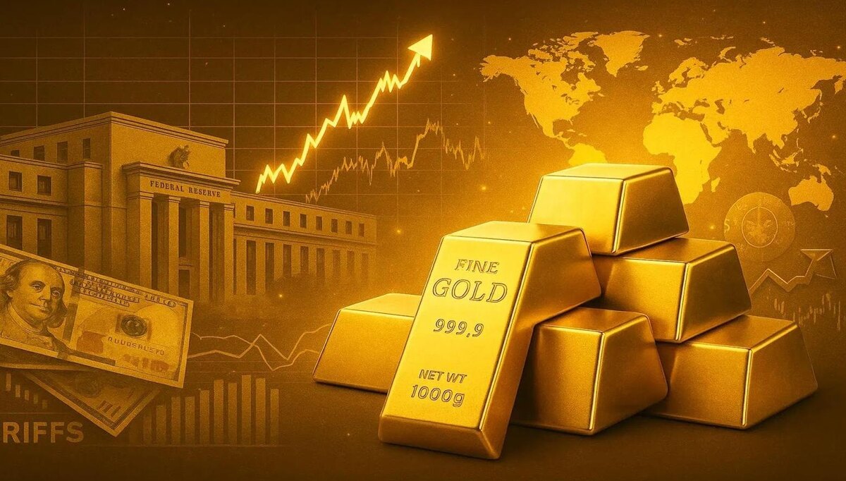 Золото растет в начале 2026 года после 60% прошлошгоднего роста