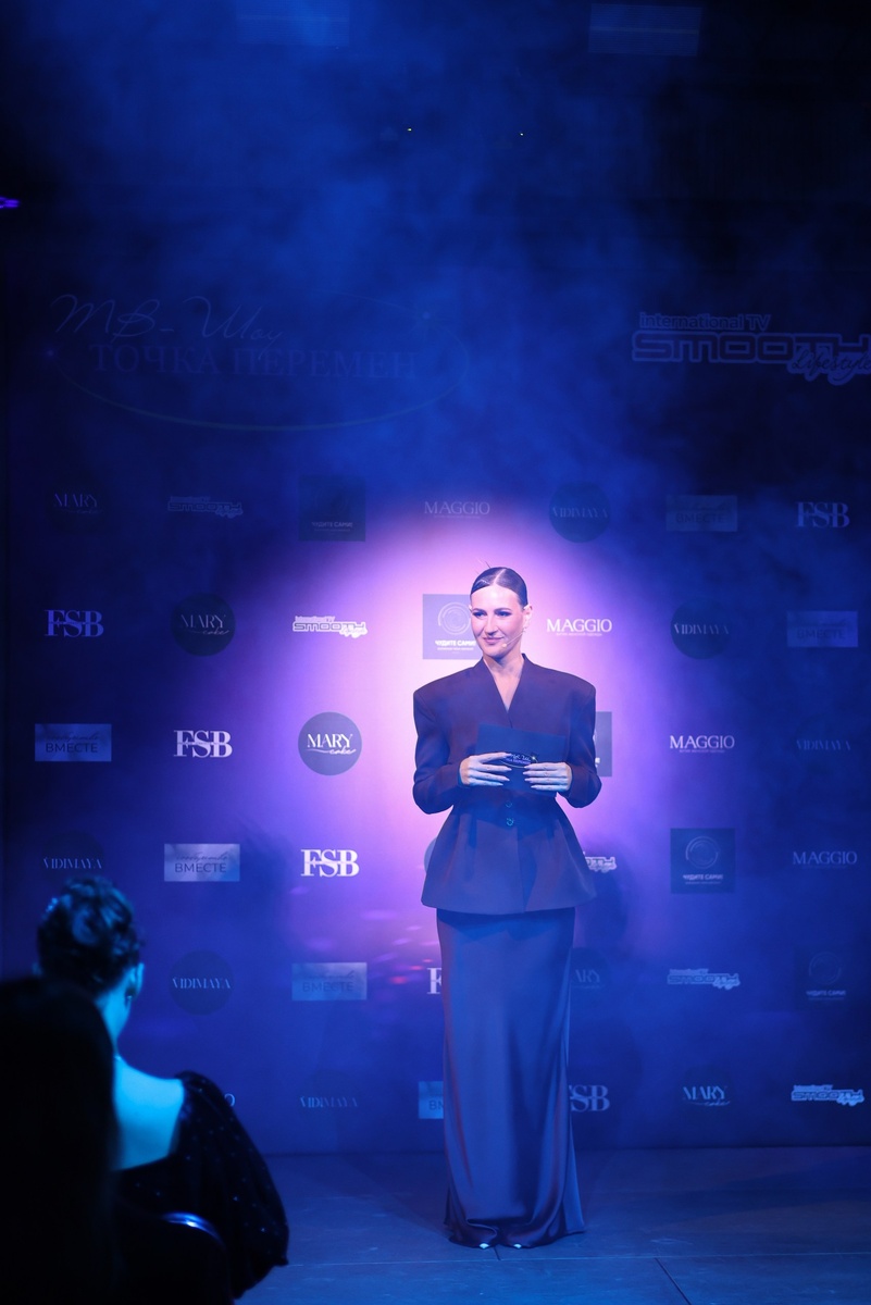 Вероника Дурман на съемках финала 2 сезона шоу «Точка перемен»