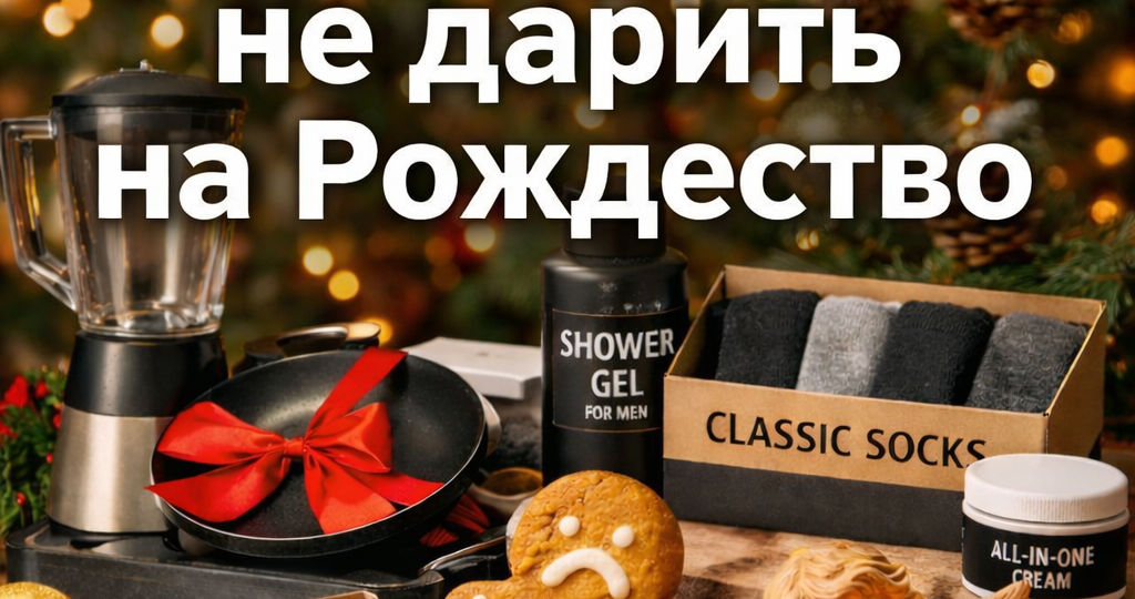 Антиподарки: что лучше не дарить на Рождество 🎄
