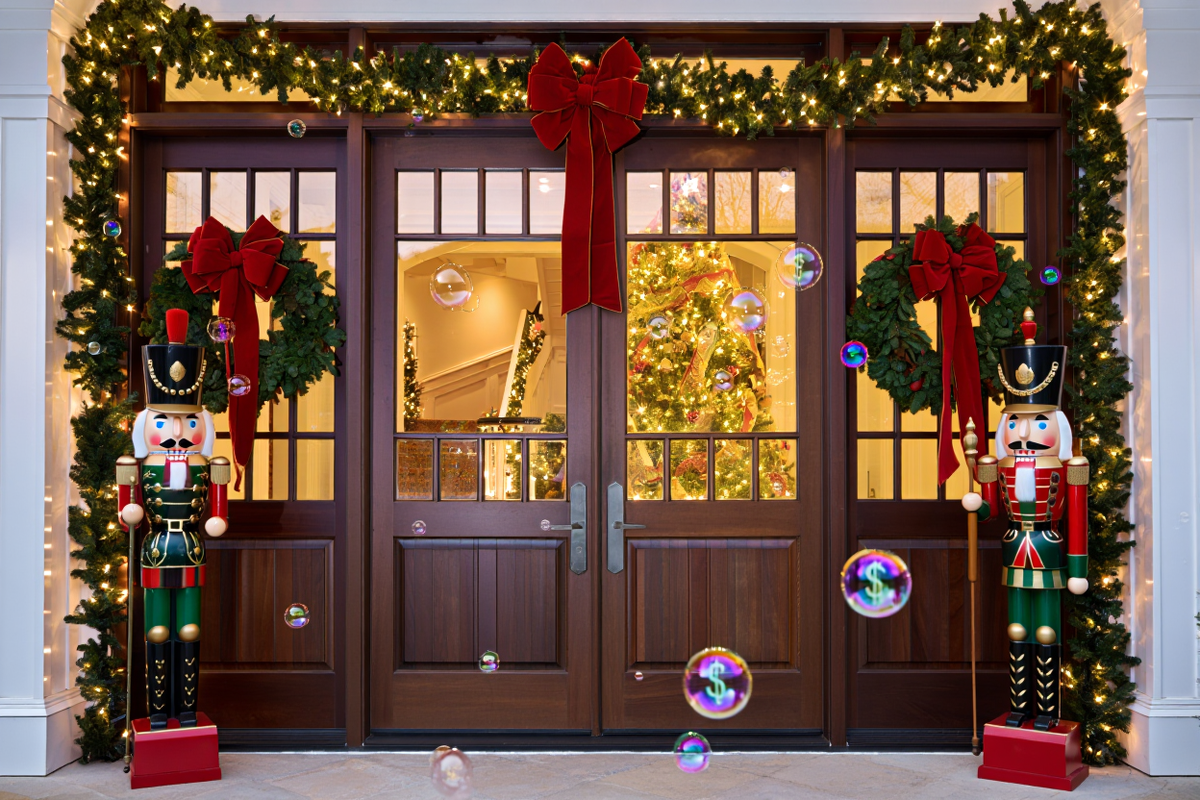 денежное мытье входной двери с солью январь 2026