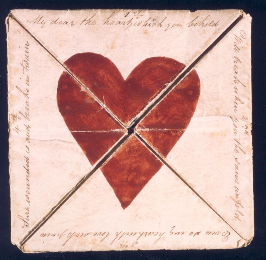 "Валентинка" герцога Орлеанского. Изображение взято с сайта  https://pl.pinterest.com/pin/334955291008345163/