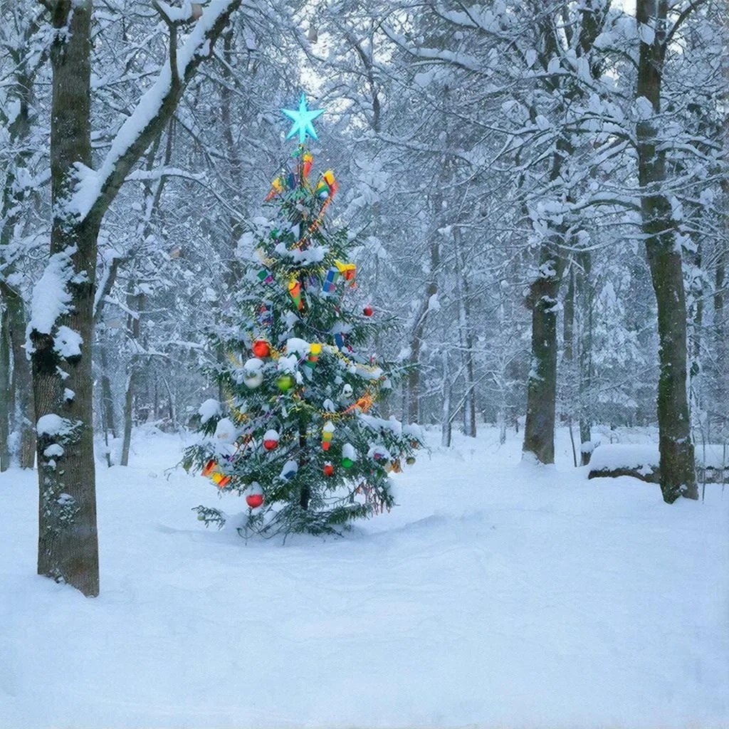 Новогоднее настроение от автора и нейросети GigaChat.