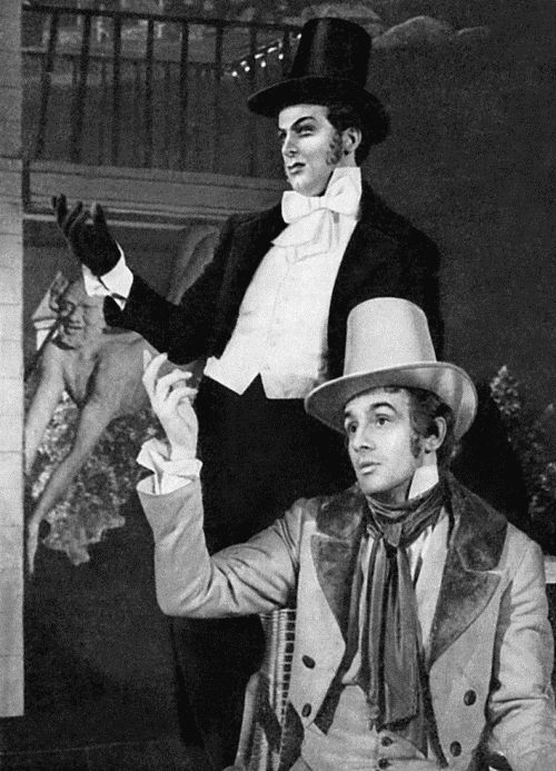 Ученый – Геннадий Воропаев, Тень – Лев Милиндер. Театр комедии, Ленинград, 1960 год