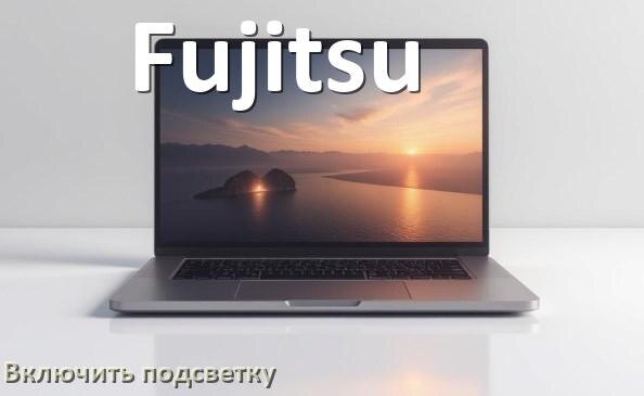 
Как на ноутбуке Fujitsu включить подсветку клавиатуры