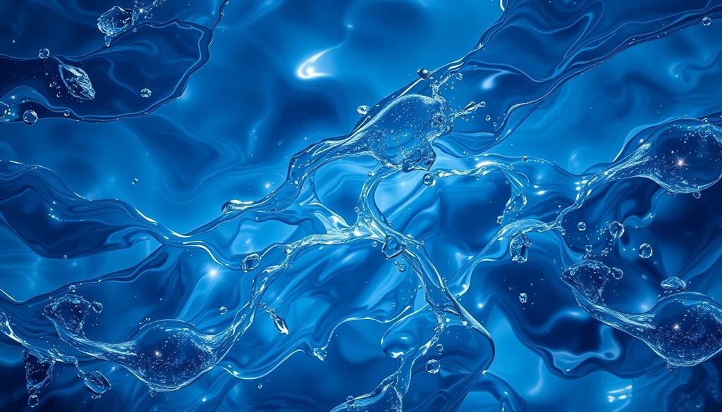    Загадочная вода, символизирующая ее свойства и аномалии.