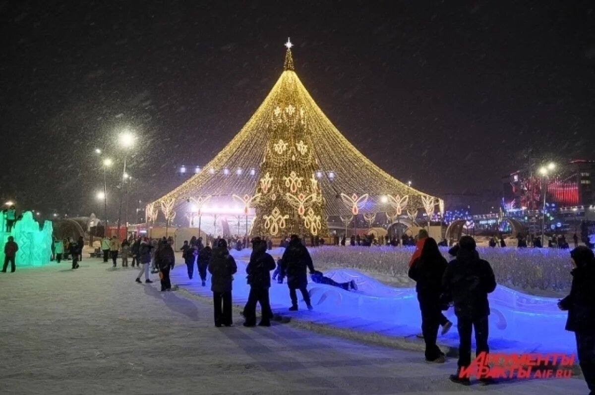    В Перми Новый год на эспланаде отметили более 12,5 тысяч человек