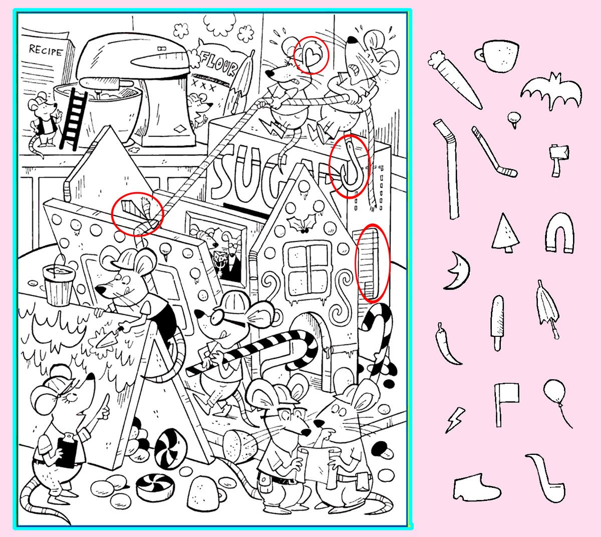 Картинка-ответ 2 (4 предмета). Картинка подготовлена автором