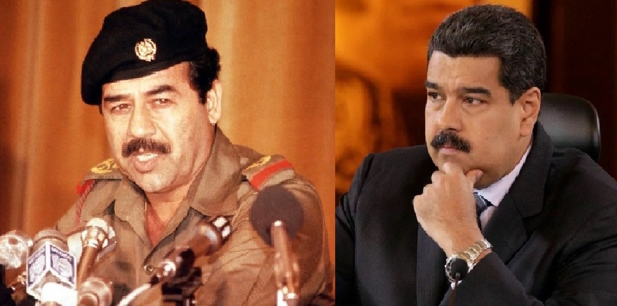 ПОХОЖИ - НЕ ТО СЛОВО.. Саддам Хусейн и Николас Мадуро. (Яндекс Картинки)