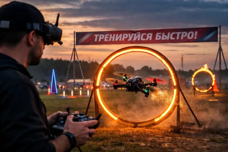    Почему управление дроном развивает мышление и реакцию "Обученик"