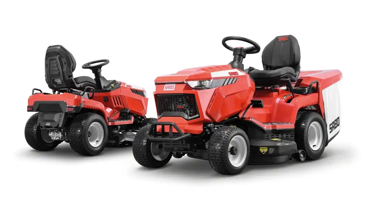 Фото: © SaboSabo выпустила пять новых моделей тракторов-газонокосилок с сиденьем для оператора