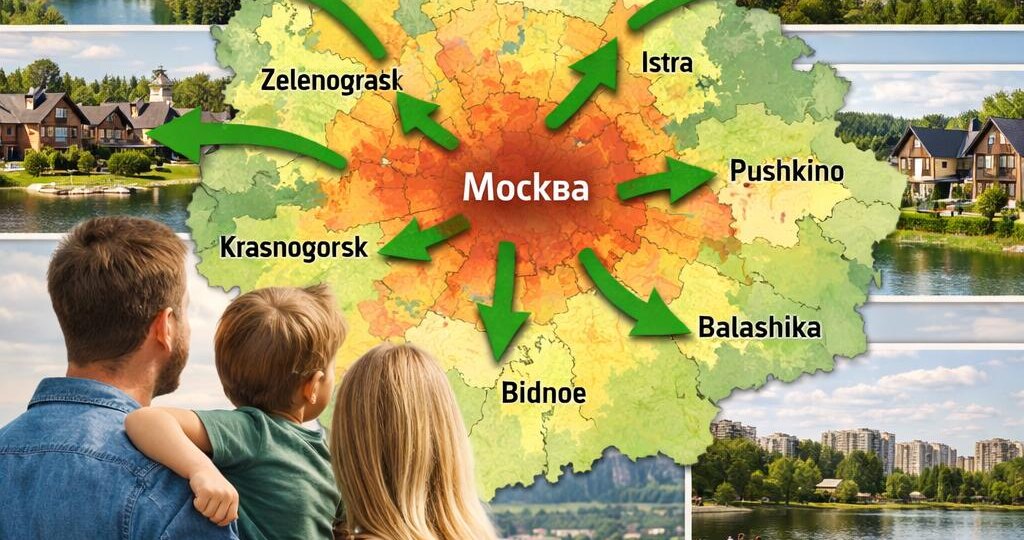 ИЖС-направления-2026: куда переезжают из Москвы? Рейтинг районов Подмосковья по динамике спроса