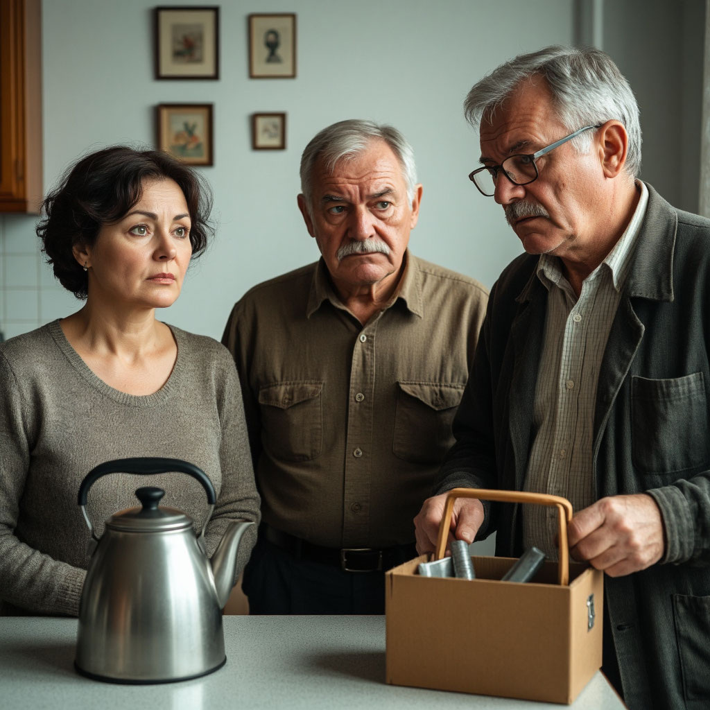 Вид у Петра Ивановича сосредоточенный и одновременно лукавый