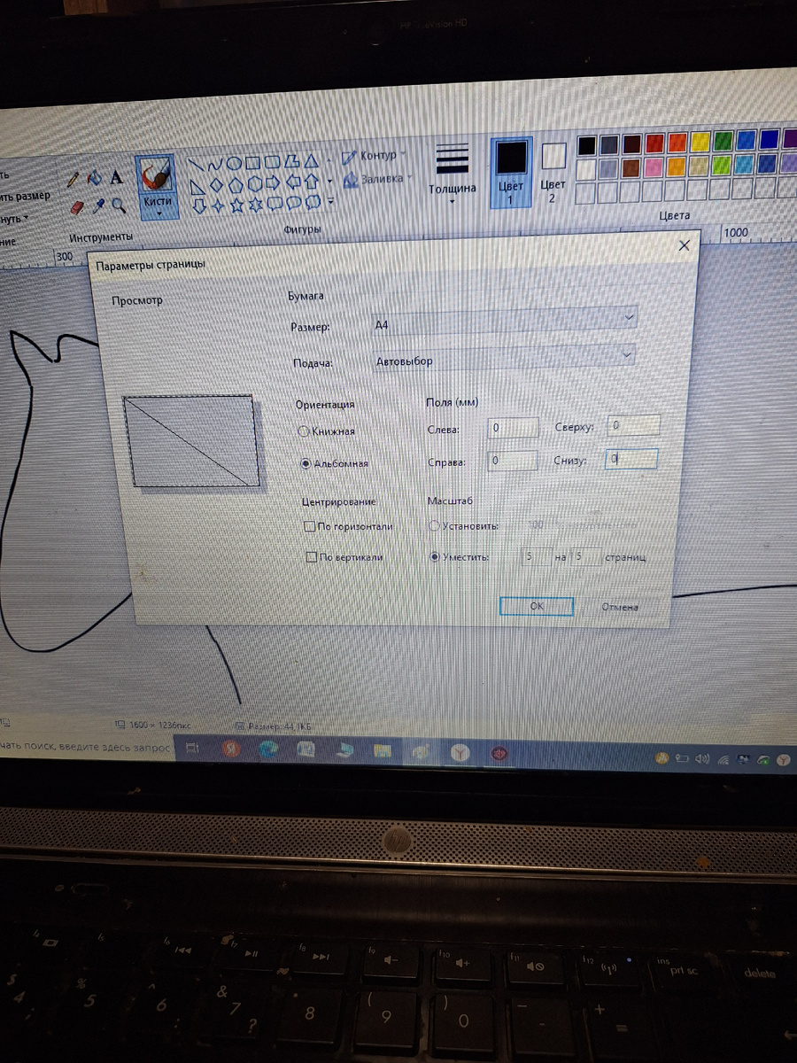 Я распечатываю через программу паинт, в параментах страницы уместить  на 5 на 5 в итоге принтер распечатает изображение на 25 листах.