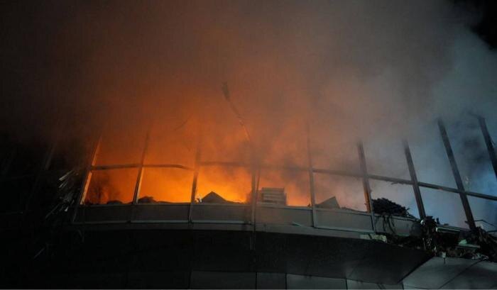 В Запорожье этой ночью было девять прилётов, сообщают украинские областные власти, источник Телеграм-канал Новости Херсонщины