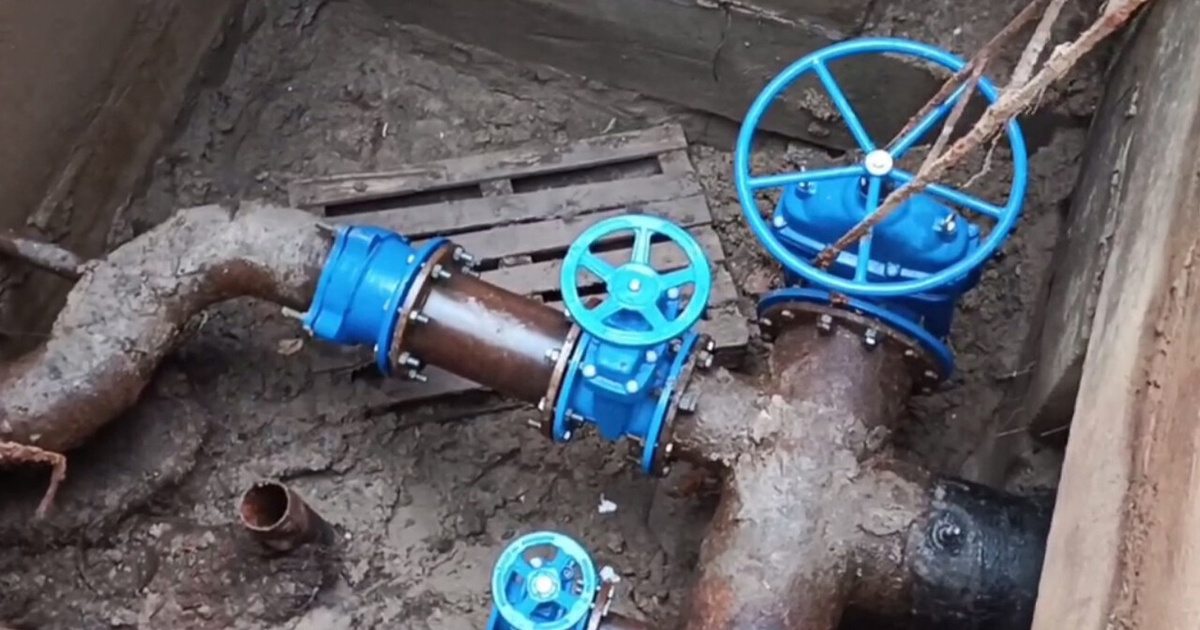    Скриншот видеосюжета ГУП ЛНР «Лугансквода»